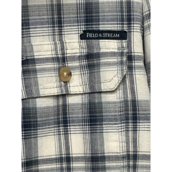 Field &‎ Stream Men's XL Shirt Long Sleeve Flannel Plaid Button Down Work Casual - Picture 3 of 11